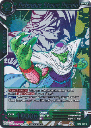 Defensive Stance Piccolo (Event Pack 4) (BT5-061) [Promotion Cards] | Shuffle n Cut Hobbies & Games