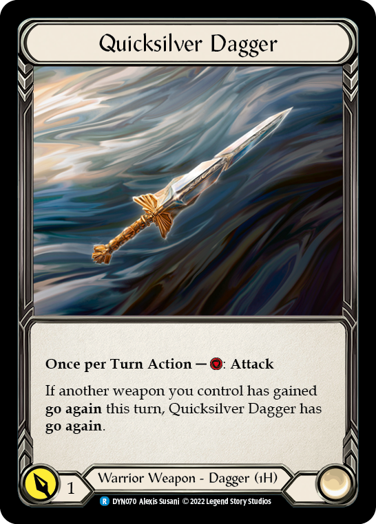 Quicksilver Dagger [DYN070] (Dynasty) | Shuffle n Cut Hobbies & Games