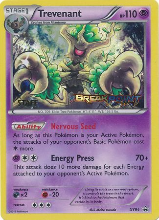 Trevenant (XY94) (Staff) [XY: Black Star Promos] | Shuffle n Cut Hobbies & Games