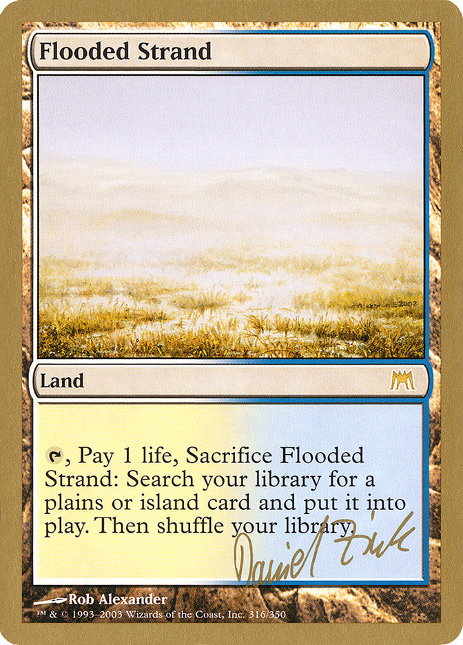 Flooded Strand (Daniel Zink) [World Championship Decks 2003] | Shuffle n Cut Hobbies & Games