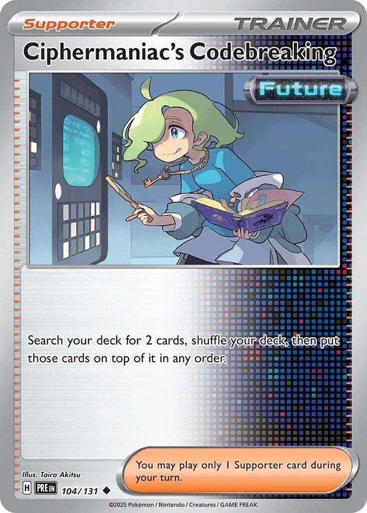 Ciphermaniac's Codebreaking (104/131) [Scarlet & Violet: Prismatic Evolutions] | Shuffle n Cut Hobbies & Games