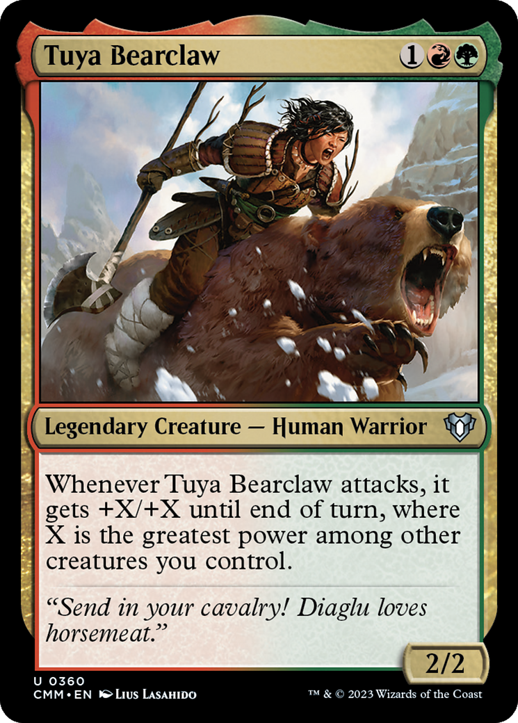 Tuya Bearclaw [Commander Masters] | Shuffle n Cut Hobbies & Games