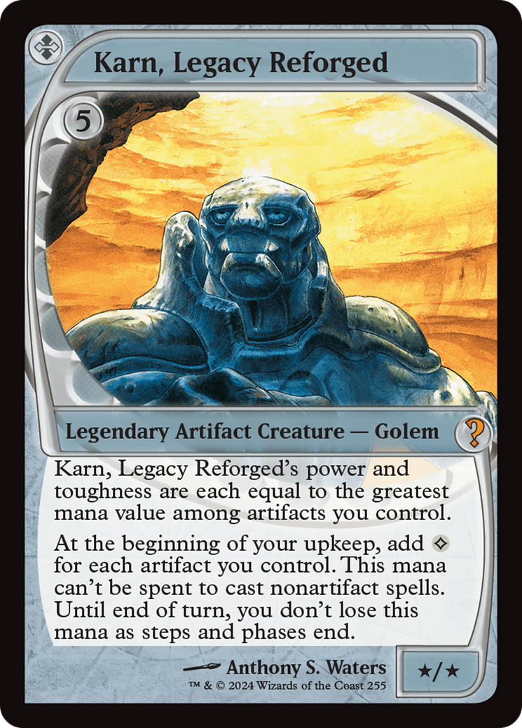 Karn, Legacy Reforged (Future Sight) [Mystery Booster 2] | Shuffle n Cut Hobbies & Games