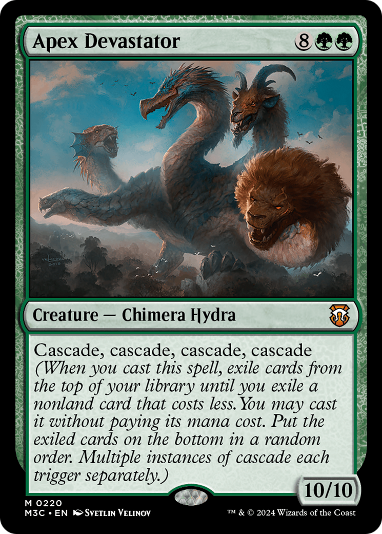 Apex Devastator (Ripple Foil) [Modern Horizons 3 Commander] | Shuffle n Cut Hobbies & Games