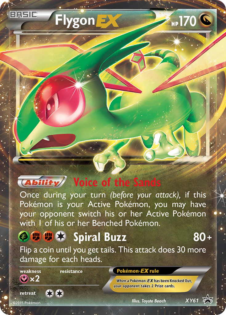 Flygon EX (XY61) [XY: Black Star Promos] | Shuffle n Cut Hobbies & Games