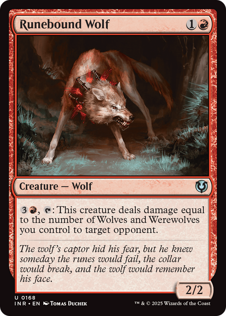 Runebound Wolf [Innistrad Remastered] | Shuffle n Cut Hobbies & Games