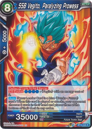 SSB Vegito, Paralyzing Prowess (BT10-045) [Rise of the Unison Warrior 2nd Edition] | Shuffle n Cut Hobbies & Games