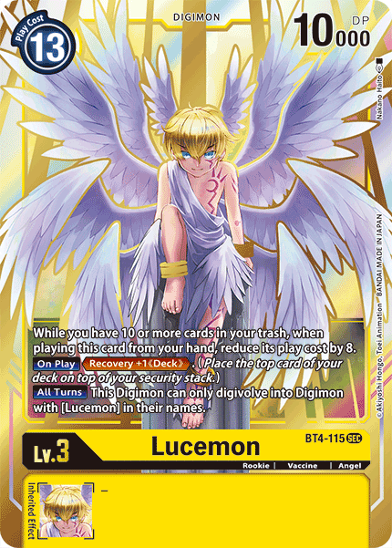 Lucemon [BT4-115] [Great Legend] | Shuffle n Cut Hobbies & Games