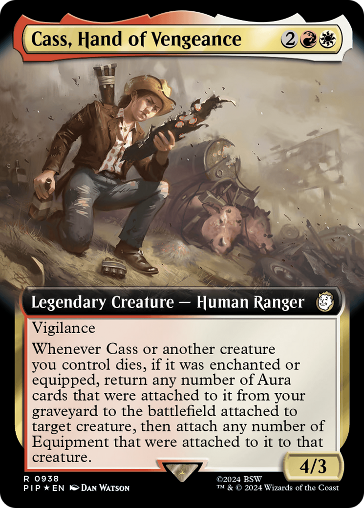 Cass, Hand of Vengeance (Extended Art) (Surge Foil) [Fallout] | Shuffle n Cut Hobbies & Games