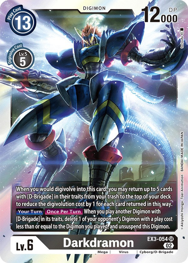 Darkdramon [EX3-054] [Draconic Roar] | Shuffle n Cut Hobbies & Games