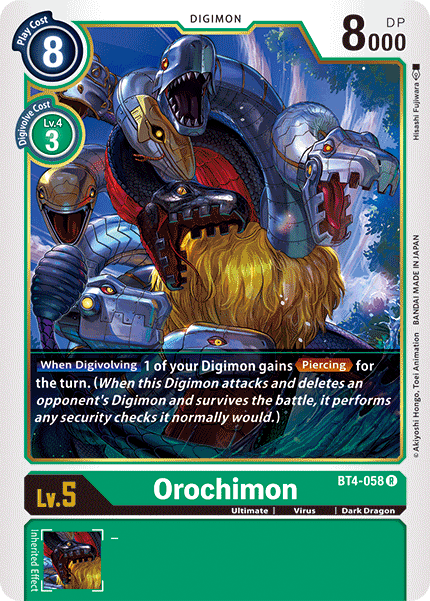 Orochimon [BT4-058] [Great Legend] | Shuffle n Cut Hobbies & Games