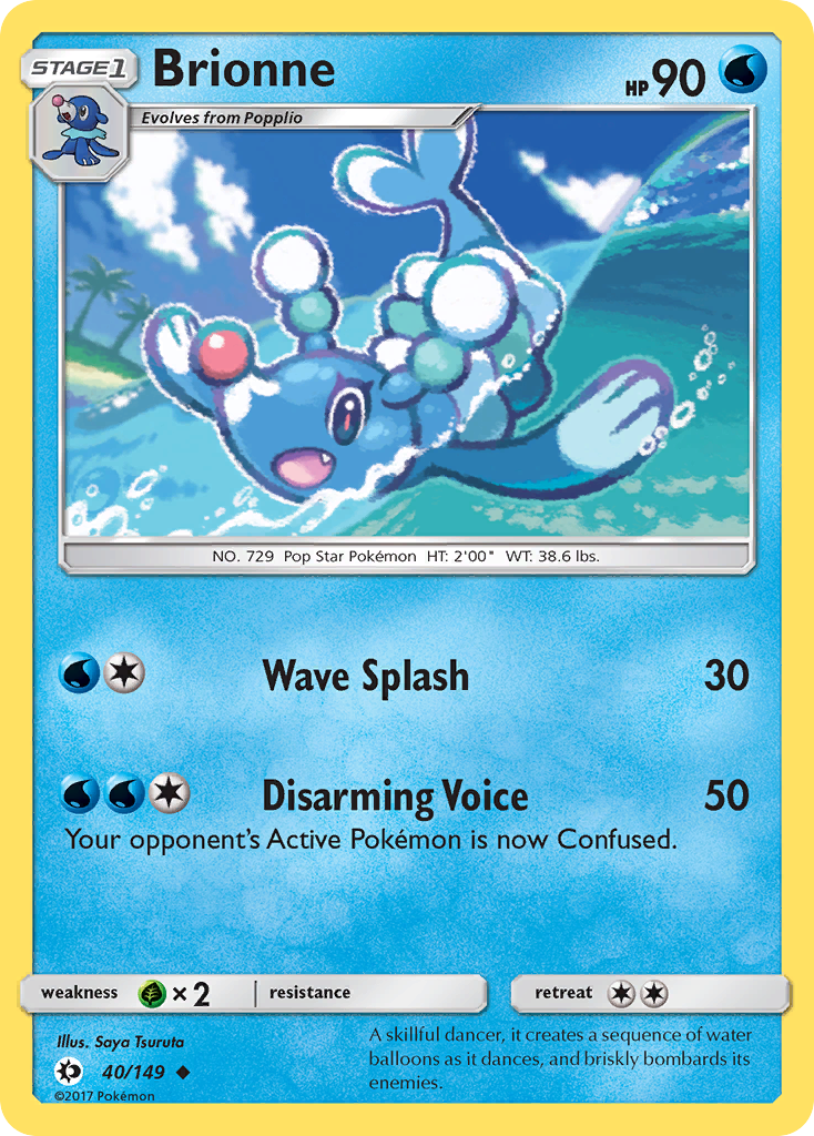 Brionne (40/149) [Sun & Moon: Base Set] | Shuffle n Cut Hobbies & Games