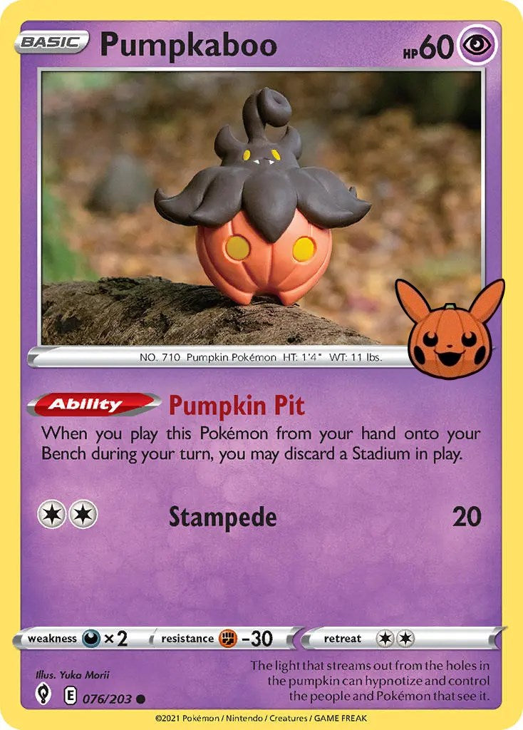 Pumpkaboo (076/203) [Trick or Trade] | Shuffle n Cut Hobbies & Games