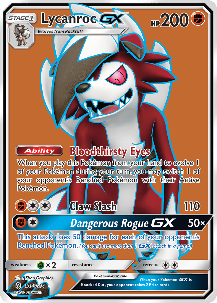 Lycanroc GX (138/145) [Sun & Moon: Guardians Rising] | Shuffle n Cut Hobbies & Games