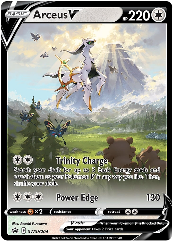 Arceus V (SWSH204) [Sword & Shield: Black Star Promos] | Shuffle n Cut Hobbies & Games