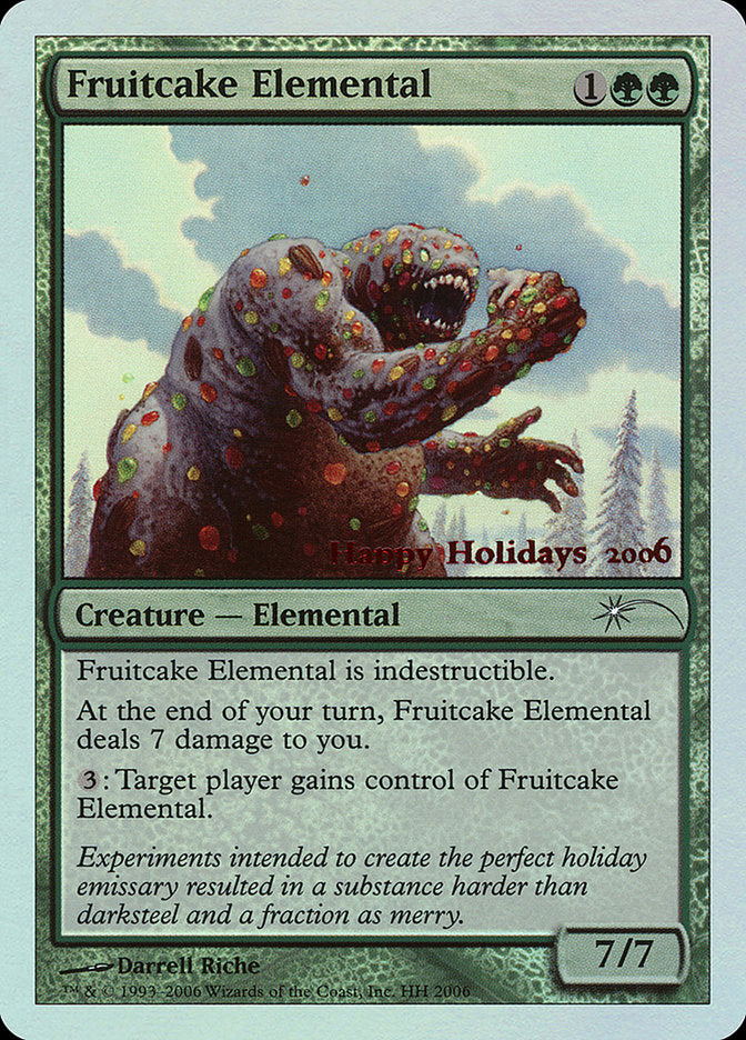 Fruitcake Elemental [Happy Holidays] | Shuffle n Cut Hobbies & Games