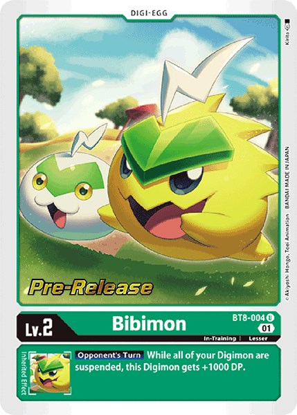 Bibimon [BT8-004] [New Awakening Pre-Release Cards] | Shuffle n Cut Hobbies & Games