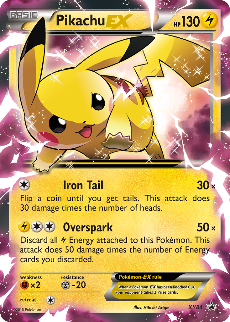 Pikachu EX (XY84) [XY: Black Star Promos] | Shuffle n Cut Hobbies & Games