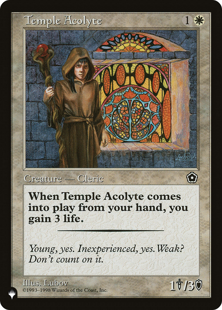 Temple Acolyte [The List] | Shuffle n Cut Hobbies & Games