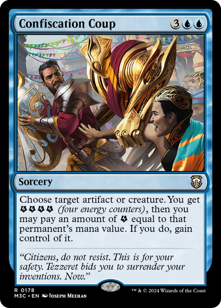 Confiscation Coup (Ripple Foil) [Modern Horizons 3 Commander] | Shuffle n Cut Hobbies & Games