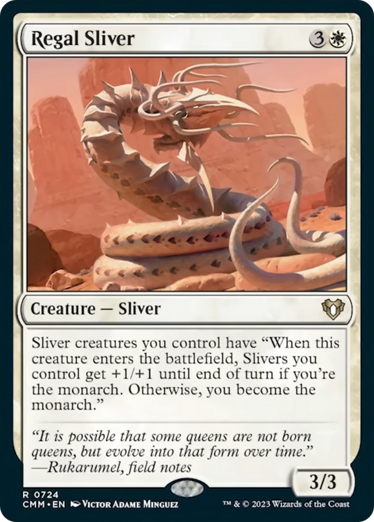 Regal Sliver [Commander Masters] | Shuffle n Cut Hobbies & Games