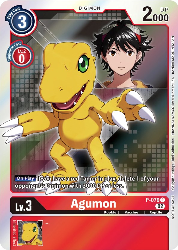 Agumon [P-079] (Digimon Survive Anime Expo 2022) [Promotional Cards] | Shuffle n Cut Hobbies & Games