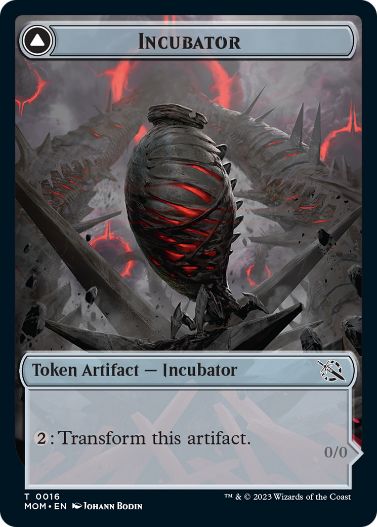 Incubator // Phyrexian (16) Double-Sided Token [March of the Machine Tokens] | Shuffle n Cut Hobbies & Games