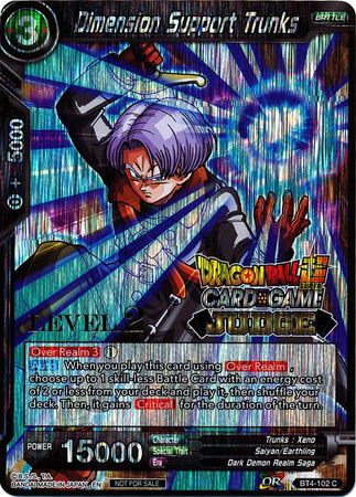 Dimension Support Trunks (Level 2) (BT4-102) [Judge Promotion Cards] | Shuffle n Cut Hobbies & Games