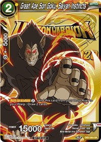 Great Ape Son Goku, Saiyan Instincts (DB1-064) [Tournament Promotion Cards] | Shuffle n Cut Hobbies & Games