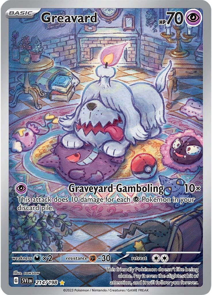 Greavard (214/198) [Scarlet & Violet: Base Set] | Shuffle n Cut Hobbies & Games