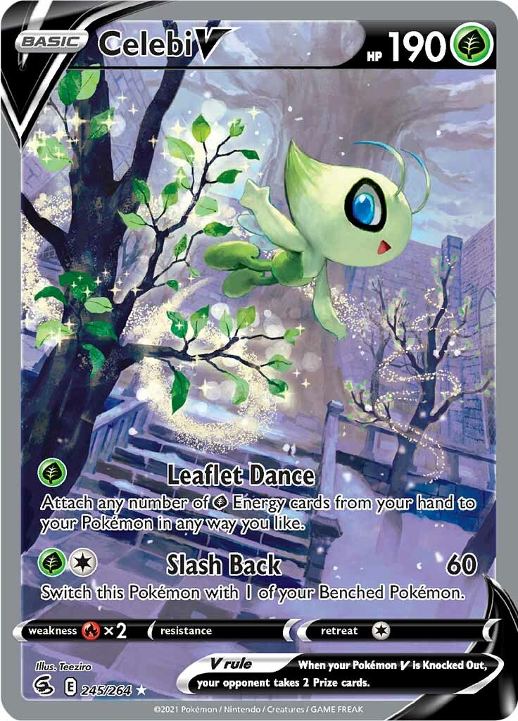 Celebi V (245/264) [Sword & Shield: Fusion Strike] | Shuffle n Cut Hobbies & Games