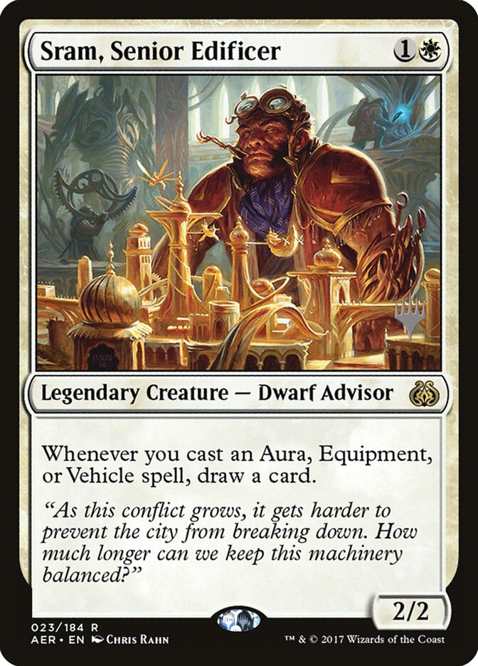 Sram, Senior Edificer [Aether Revolt Promos] | Shuffle n Cut Hobbies & Games