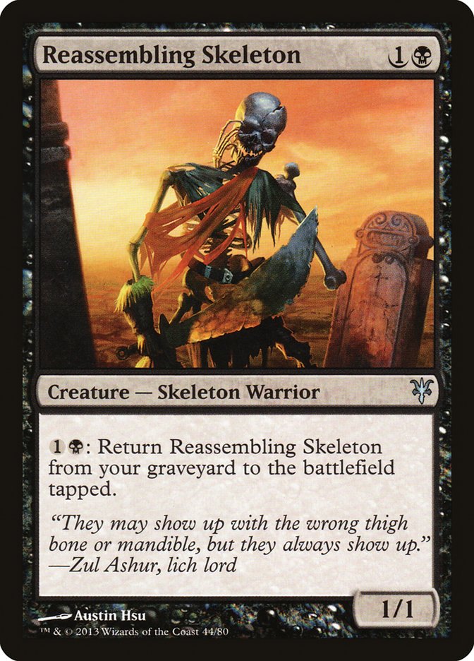 Reassembling Skeleton [Duel Decks: Sorin vs. Tibalt] | Shuffle n Cut Hobbies & Games