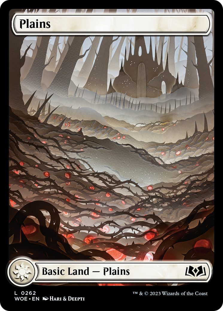 Plains (262) (Full-Art) [Wilds of Eldraine] | Shuffle n Cut Hobbies & Games