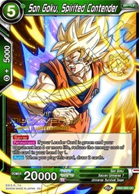 Son Goku, Spirited Contender (Divine Multiverse Draft Tournament) (DB2-065) [Tournament Promotion Cards] | Shuffle n Cut Hobbies & Games