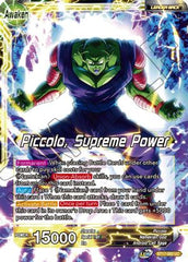 Piccolo // Piccolo, Supreme Power (BT17-082) [Ultimate Squad] | Shuffle n Cut Hobbies & Games