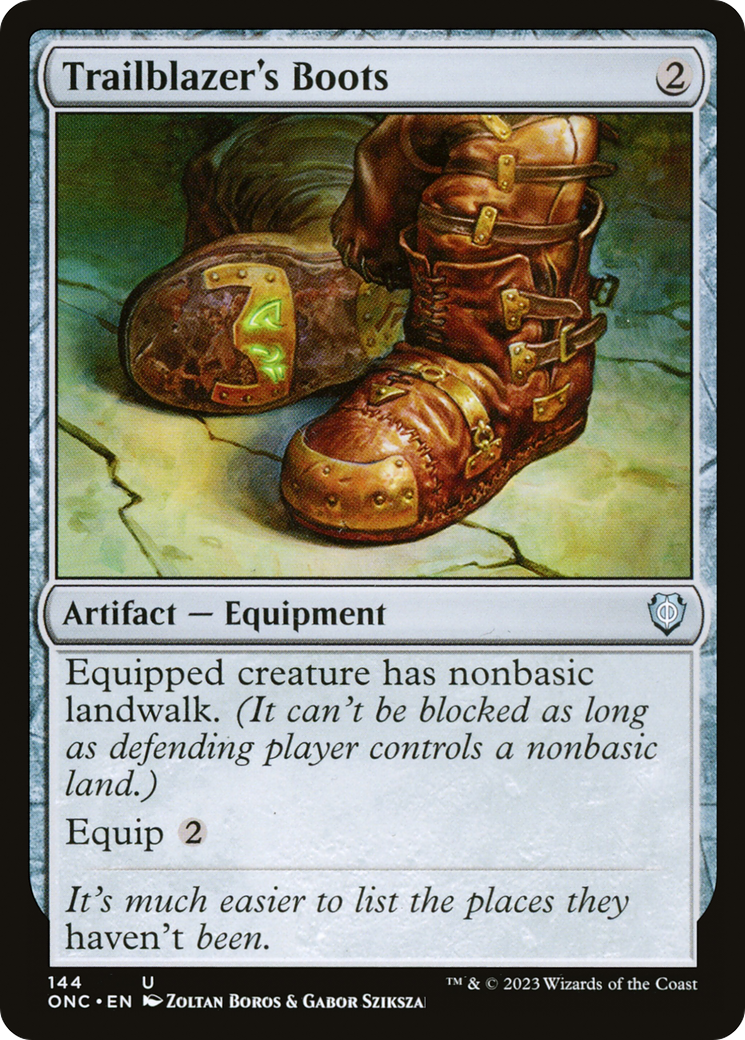 Trailblazer's Boots [Phyrexia: All Will Be One Commander] | Shuffle n Cut Hobbies & Games