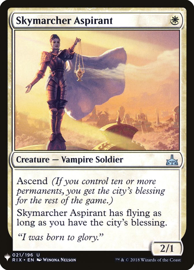 Skymarcher Aspirant [Mystery Booster] | Shuffle n Cut Hobbies & Games