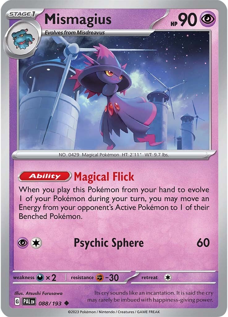 Mismagius (088/193) [Scarlet & Violet: Paldea Evolved] | Shuffle n Cut Hobbies & Games