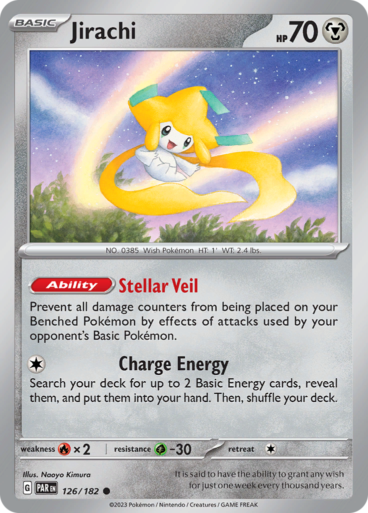 Jirachi (126/182) [Scarlet & Violet: Paradox Rift] | Shuffle n Cut Hobbies & Games