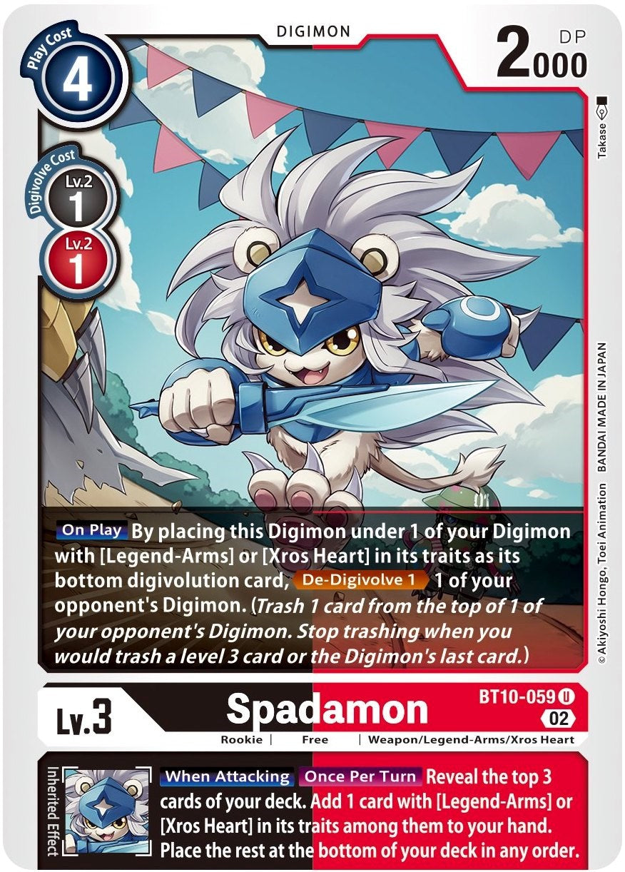 Spadamon [BT10-059] [Xros Encounter] | Shuffle n Cut Hobbies & Games