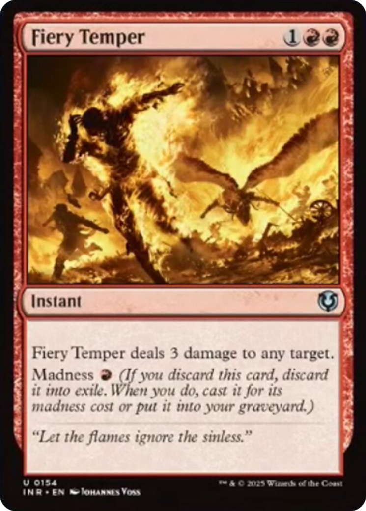 Fiery Temper [Innistrad Remastered] | Shuffle n Cut Hobbies & Games