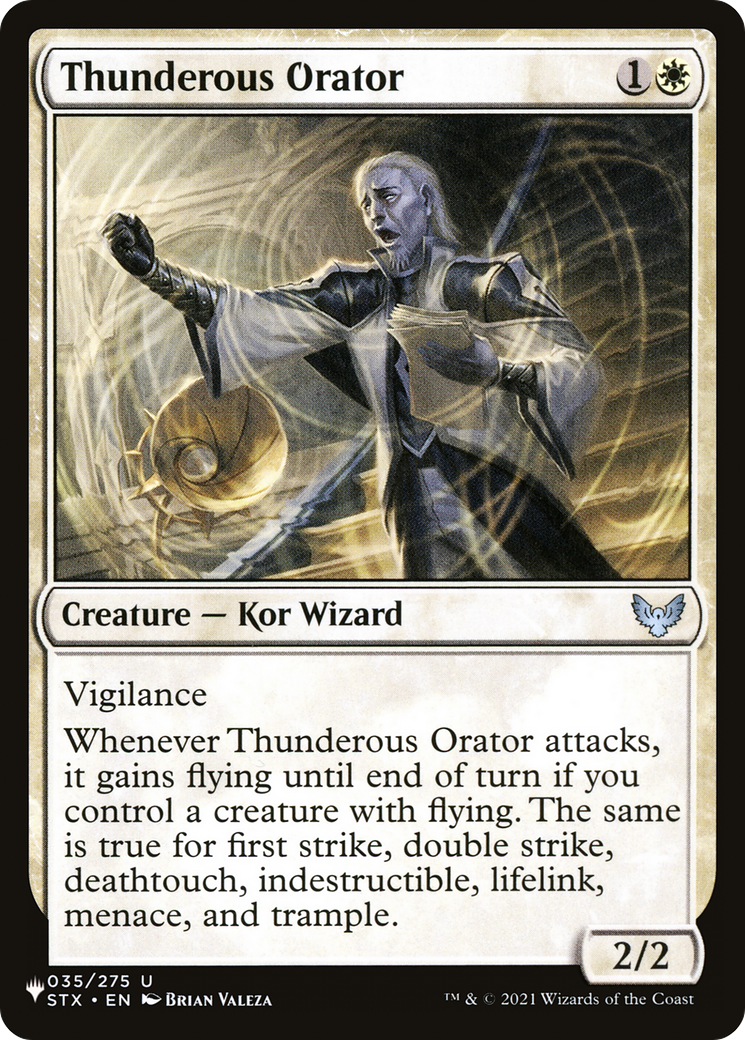 Thunderous Orator [The List] | Shuffle n Cut Hobbies & Games