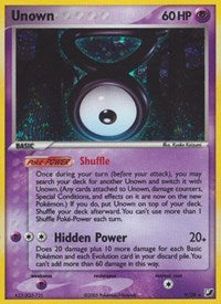 Unown (V) (V/28) [EX: Unseen Forces] | Shuffle n Cut Hobbies & Games