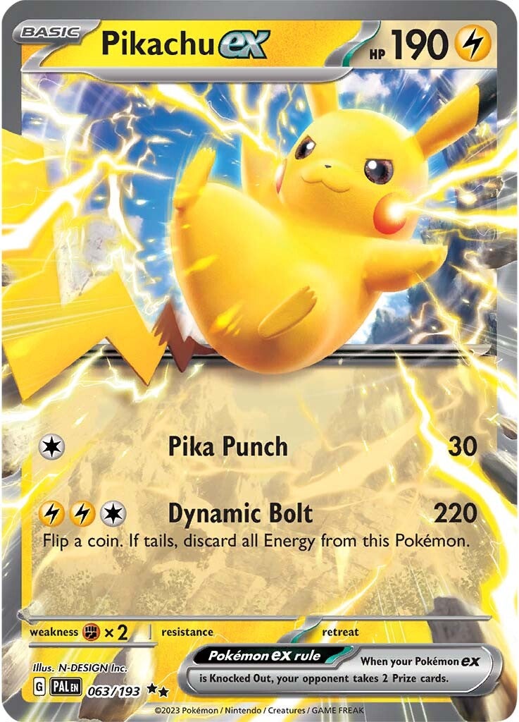 Pikachu ex (063/193) [Scarlet & Violet: Paldea Evolved] | Shuffle n Cut Hobbies & Games