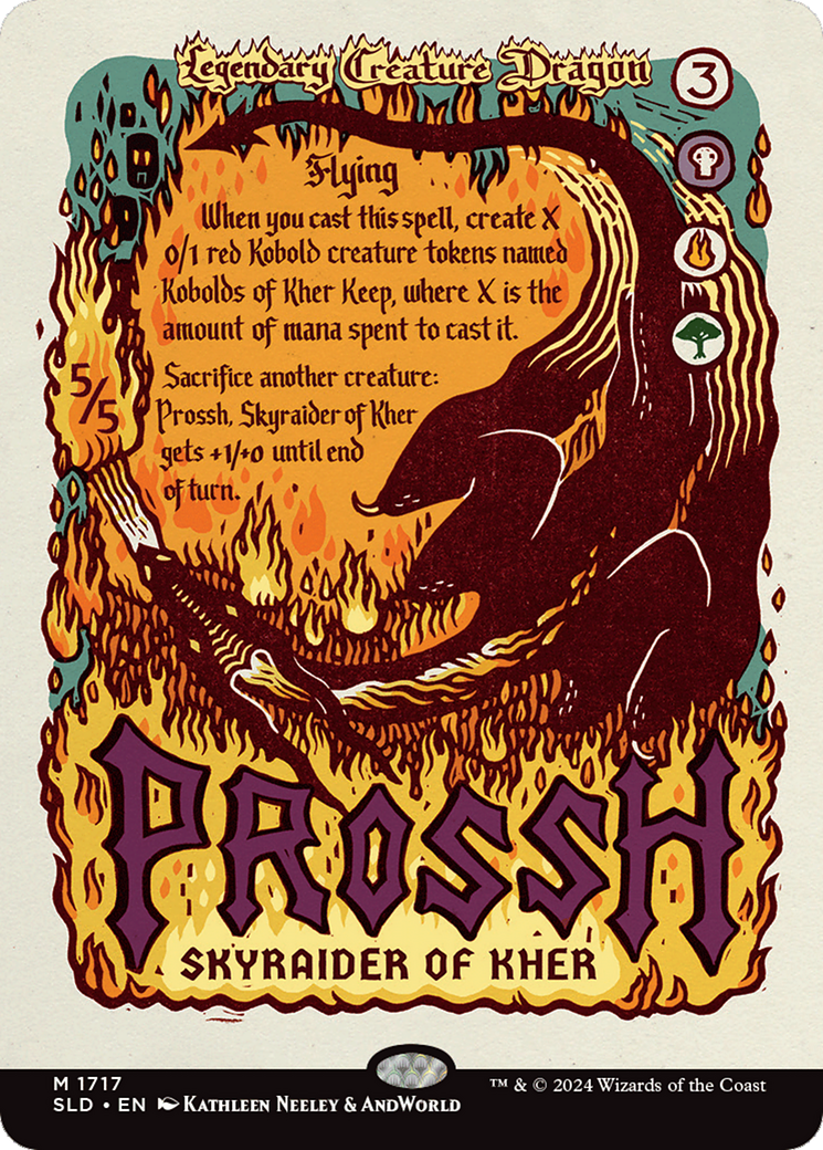 Prossh, Skyraider of Kher (Rainbow Foil) [Secret Lair Drop Series] | Shuffle n Cut Hobbies & Games