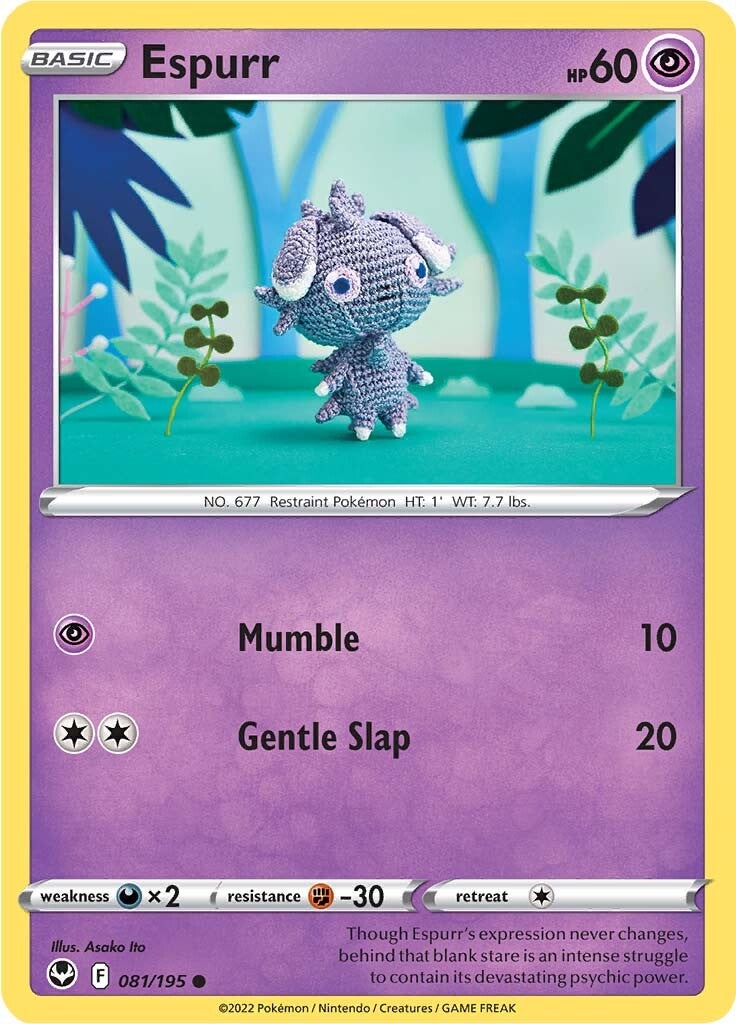 Espurr (081/195) [Sword & Shield: Silver Tempest] | Shuffle n Cut Hobbies & Games