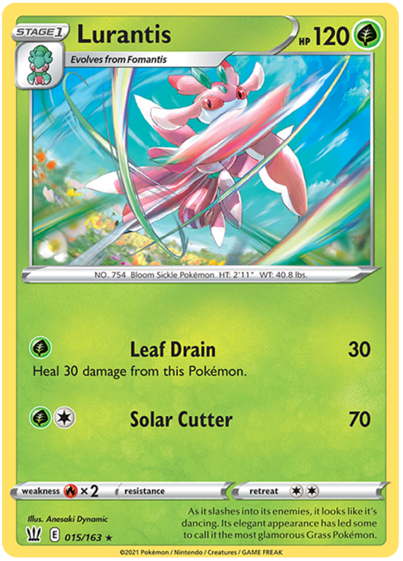 Lurantis (015/163) [Sword & Shield: Battle Styles] | Shuffle n Cut Hobbies & Games