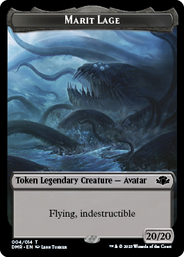 Insect // Marit Lage Double-Sided Token [Dominaria Remastered Tokens] | Shuffle n Cut Hobbies & Games