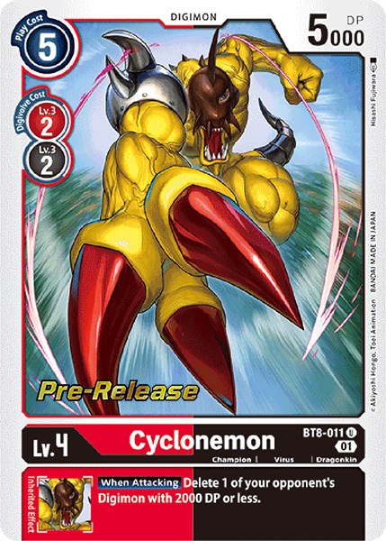 Cyclonemon [BT8-011] [New Awakening Pre-Release Cards] | Shuffle n Cut Hobbies & Games